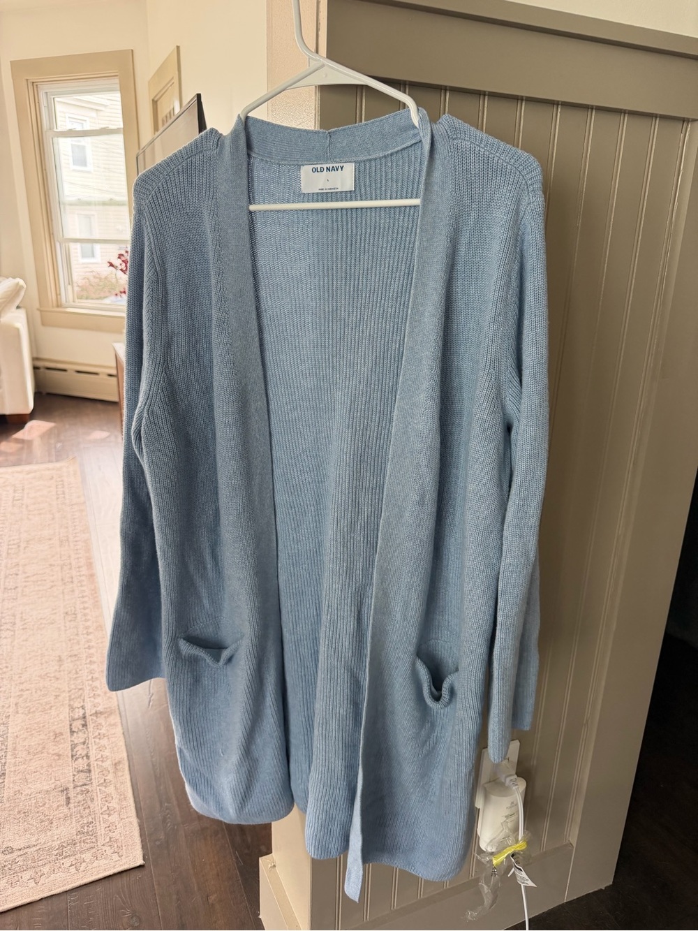 Old Navy Dusty Blue Open-Front Women's Cardigan